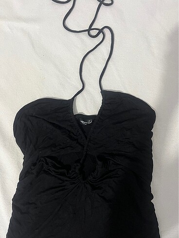 Bershka Siyah crop