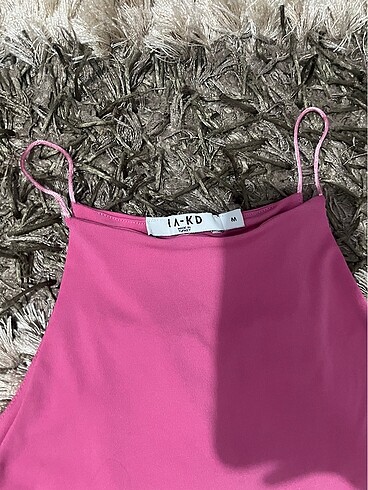 m Beden pembe Renk Naked crop