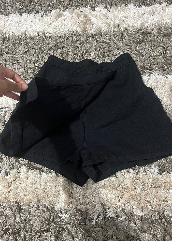 Siyah şort etek - Görsel 3