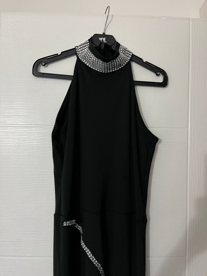 Taşlı abiye elbise - Görsel 3