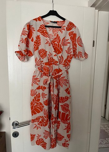 Keten elbise - Görsel 3