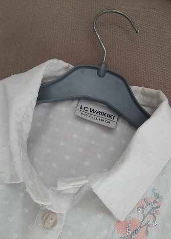 Beyaz Pamuklu Uzun Kollu Gömlek - Görsel 5