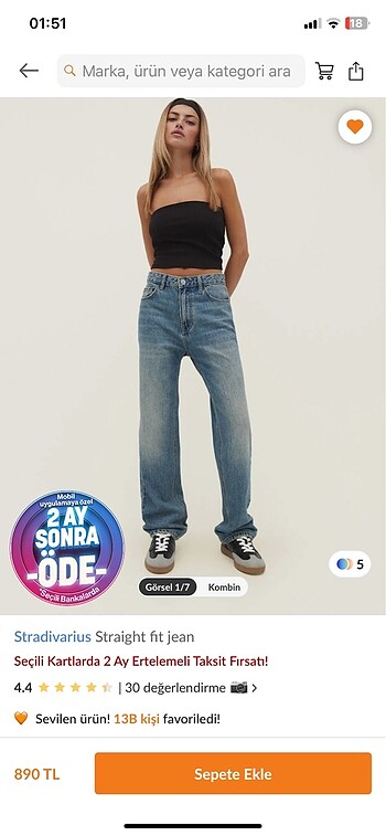 stradivarius jean