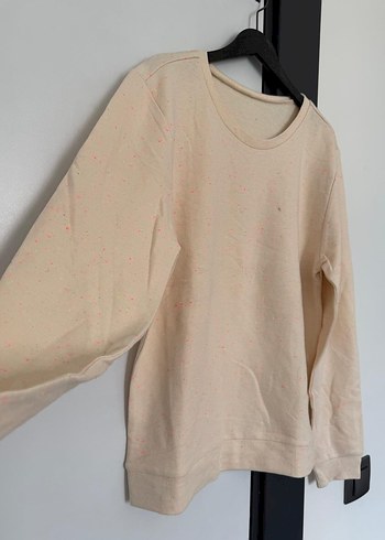 Diğer Bej Kadın Keten Sweatshirt