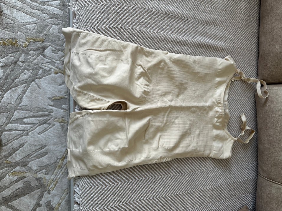 Bej Parlak Hemşire Korsesi Midi Boy - Görsel 5