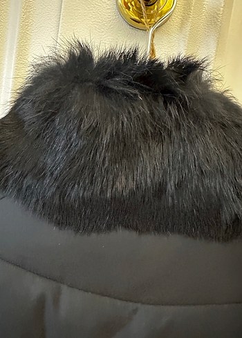 NetWork Siyah Kürklü Kadın Kışlık Mont - Görsel 6