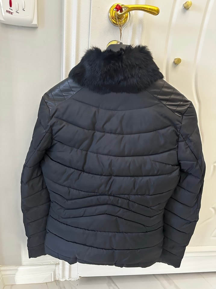 NetWork Siyah Kürklü Kadın Kışlık Mont - Görsel 3