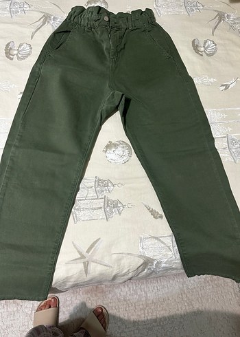 Kemerli Salaş Keten Kadın Pantolon - Görsel 11