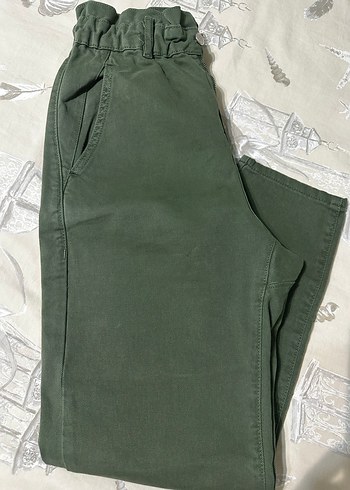 Kemerli Salaş Keten Kadın Pantolon - Görsel 5