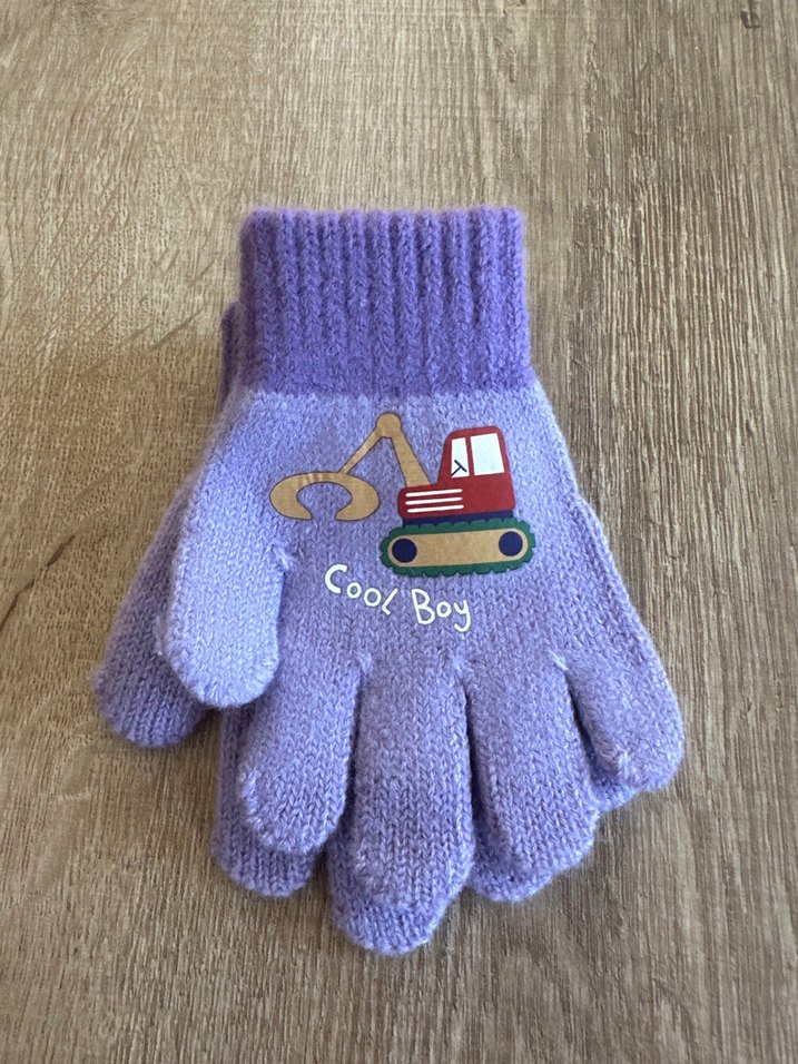 İş makineli Çocuk Eldiveni 1-2 yaş - Görsel 2