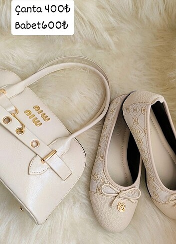 Zara Babet ve çanta set
