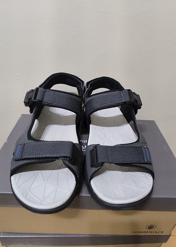 Gri Erkek Outdoor Kayışlı Sandalet - Görsel 2