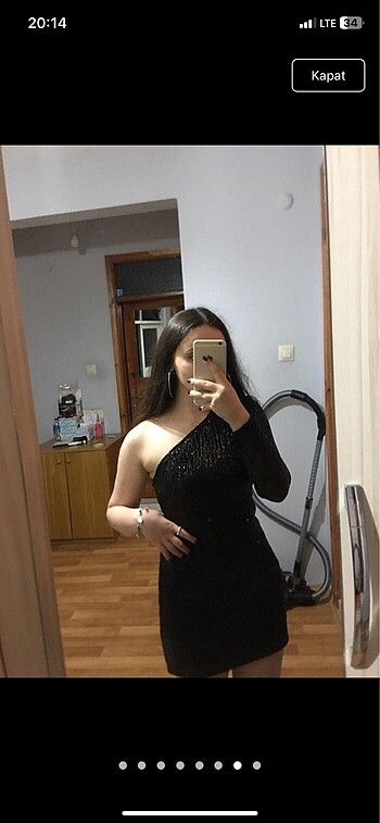 payetli elbise