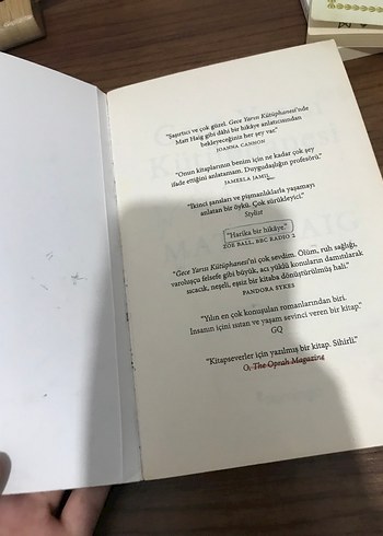  Beden Renk Gece Yarısı Kütüphanesi - Matt Haig Roman