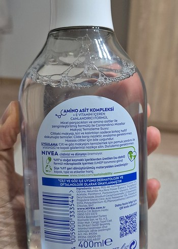 Nivea Canlandırıcı Micellar Makyaj Temizleme Suyu - Görsel 2