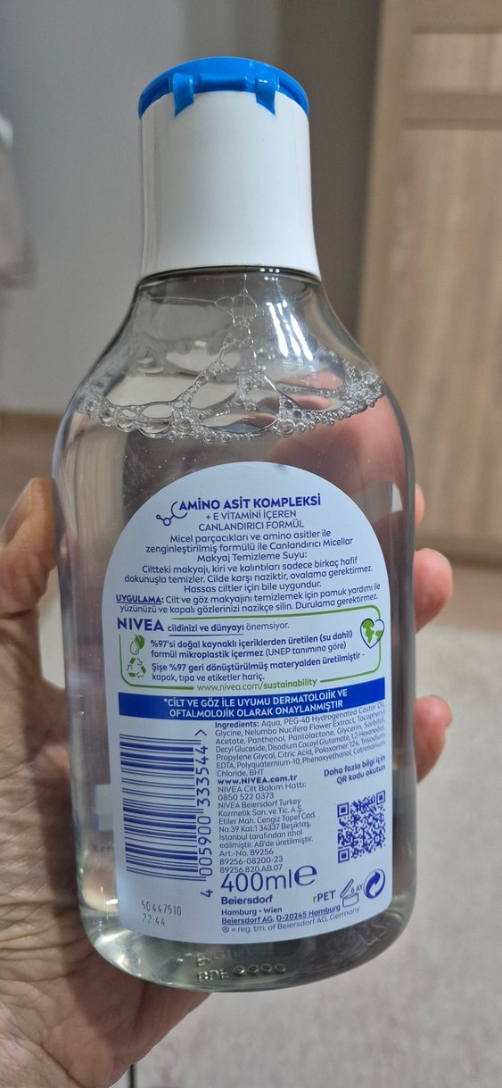 Nivea Canlandırıcı Micellar Makyaj Temizleme Suyu - Görsel 2