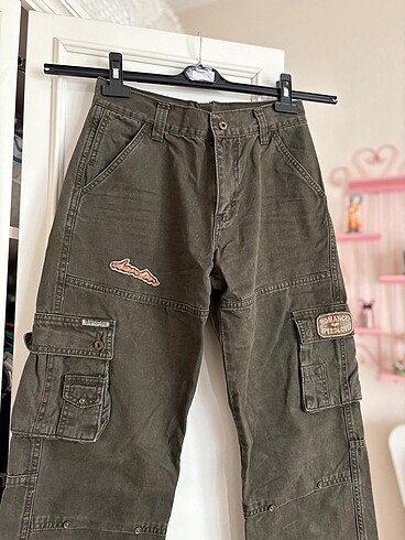 33 Beden haki Renk Haki Vintage Jean