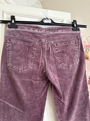 29 Beden mor Renk Colin?s Vintage Kadife Pantalon