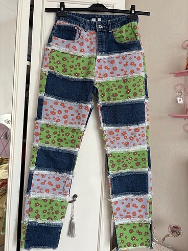 Ragged Desenli Jean