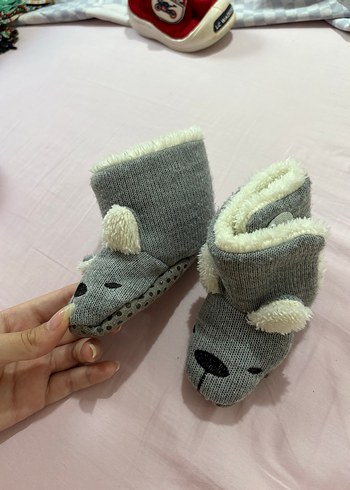 Lc Waikiki Gri Erkek Çocuk Örgü Panduf