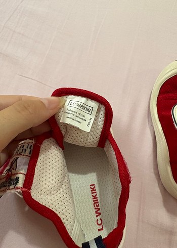 LC Waikiki Kırmızı Erkek Çocuk Sneakers çıtçıtlı