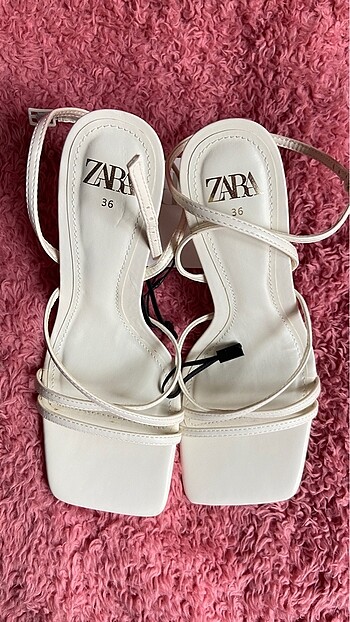 Zara topuklu sandalet - Görsel 7