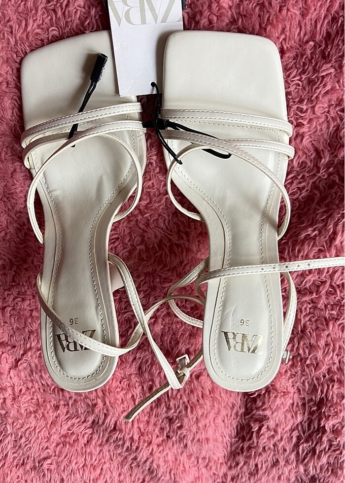 Zara topuklu sandalet - Görsel 4