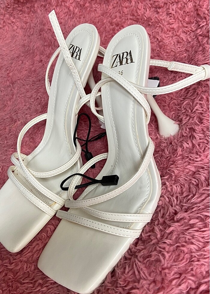 Zara topuklu sandalet - Görsel 5
