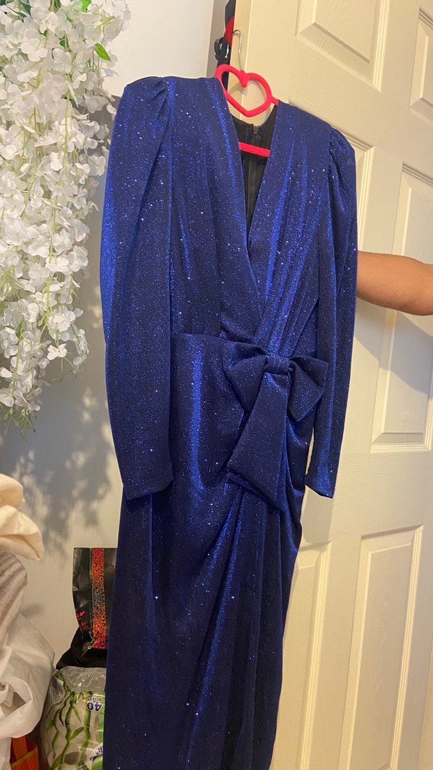 Saygı düğün davet elbisesi - Görsel 5