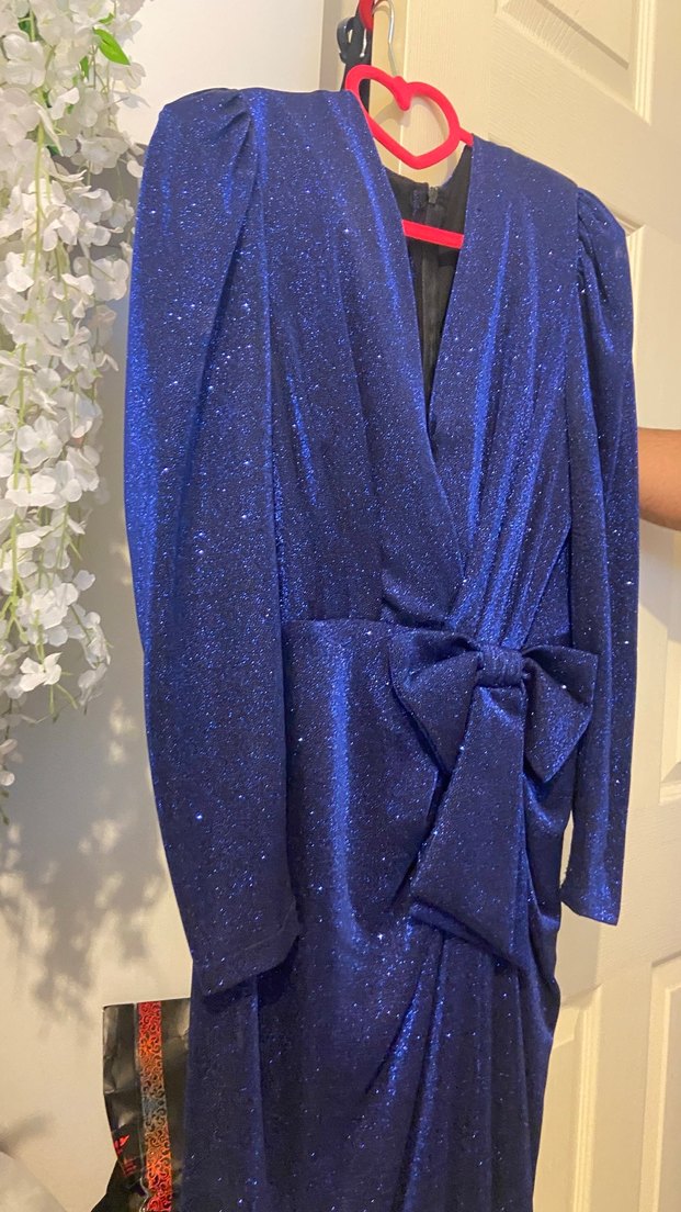 Saygı düğün davet elbisesi - Görsel 3