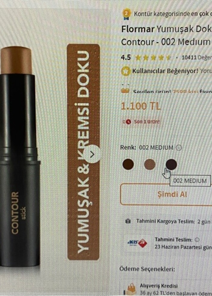 Flormar stick kontür - Görsel 2