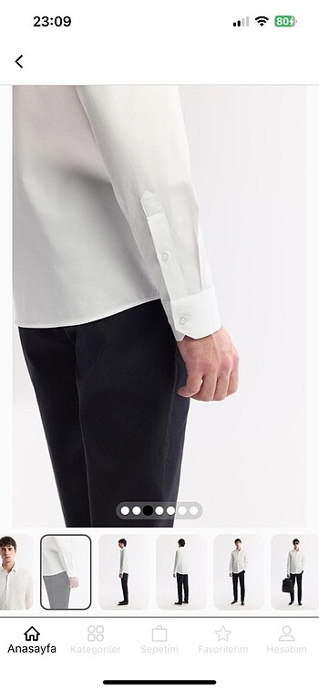 Avva beyaz gömlek - Görsel 5