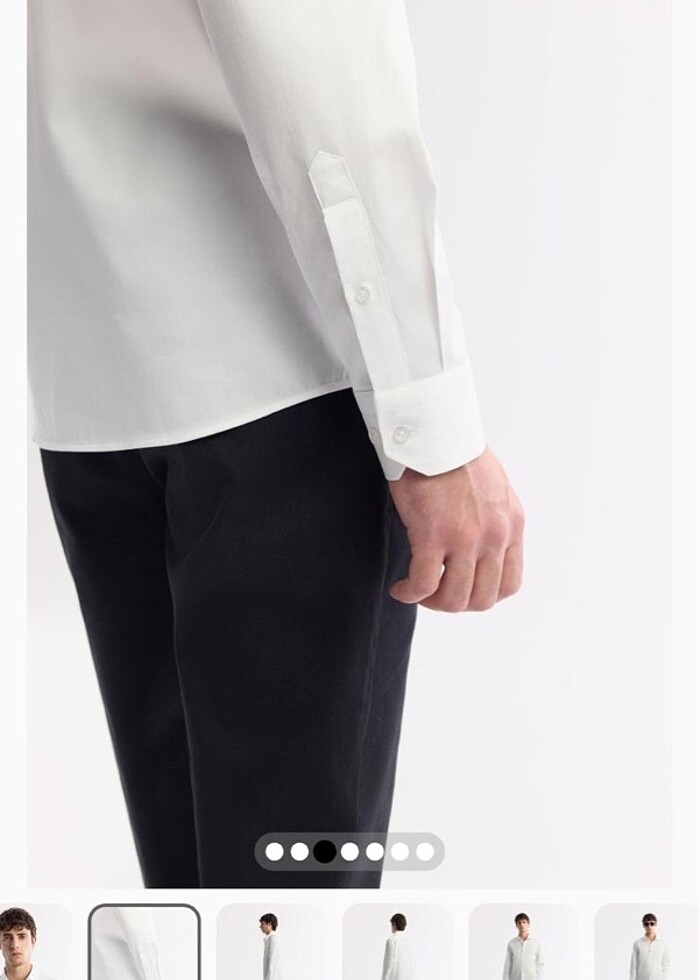 Avva beyaz gömlek - Görsel 5