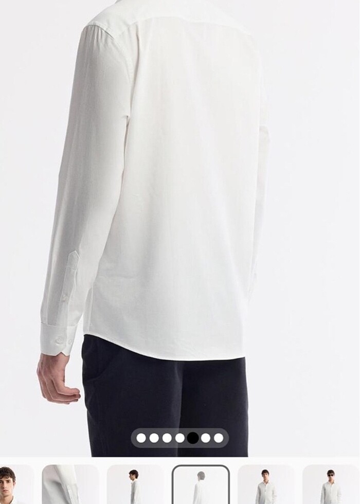 Avva beyaz gömlek - Görsel 3