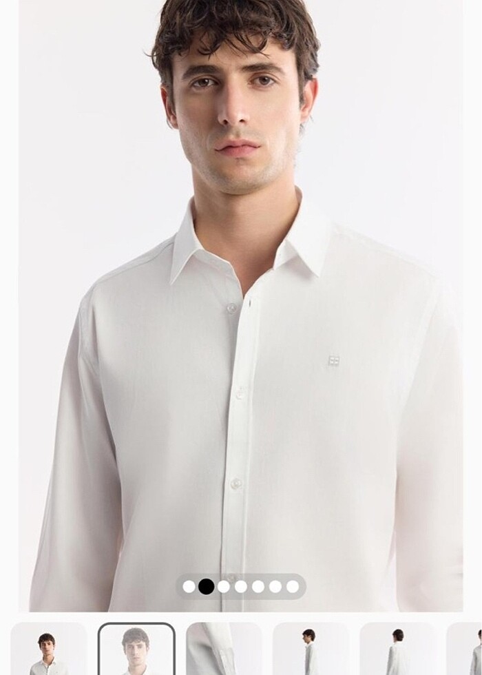 Avva beyaz gömlek - Görsel 4