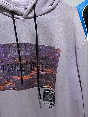 Bershka Sweat lila. Erkek