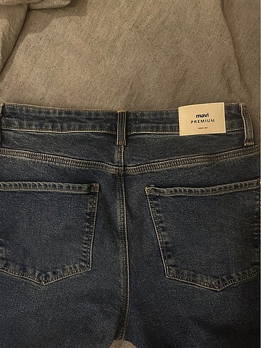 29 Beden Mavi Premium Koyu Kot Pantolon
