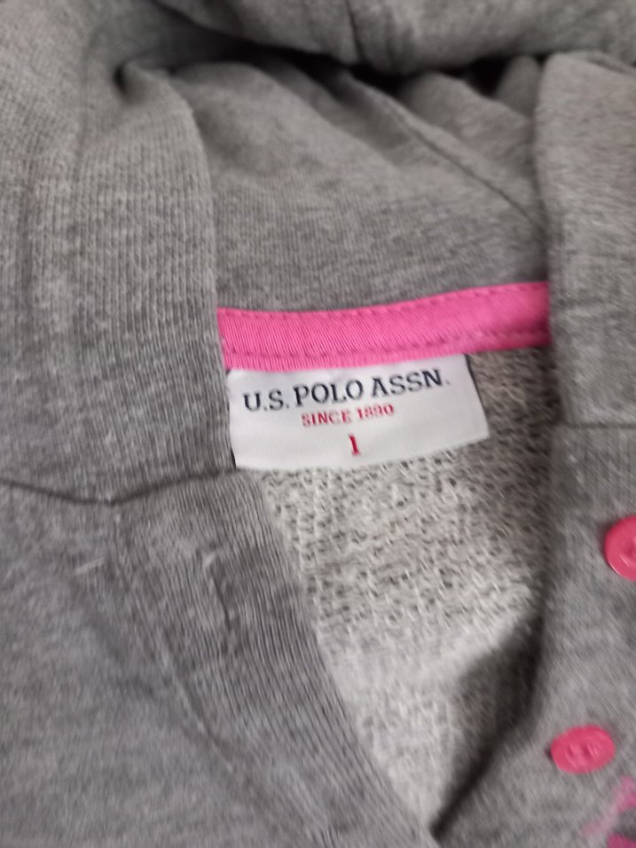 Kız Çocuk Gri Kısa Kollu Poncho - Görsel 2