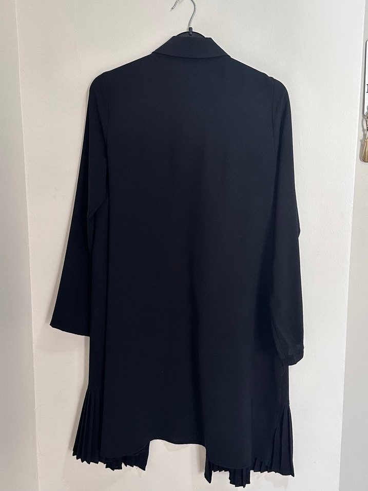 Kemal Aydın Marka Siyah Uzun Kollu Pliseli Tunik - Görsel 3