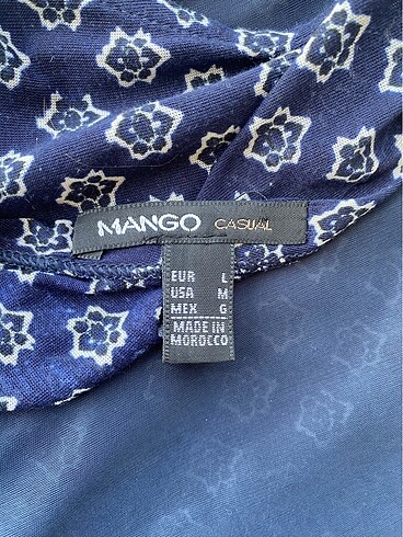 l Beden lacivert Renk Mango elbise