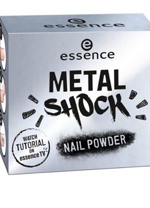 Essence.metal shock tırnak pudrası ve pastel oje