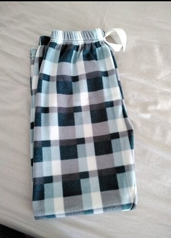 Muka ekoseli polar pijama alti