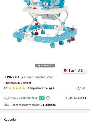 Sunny Baby Yürüteç