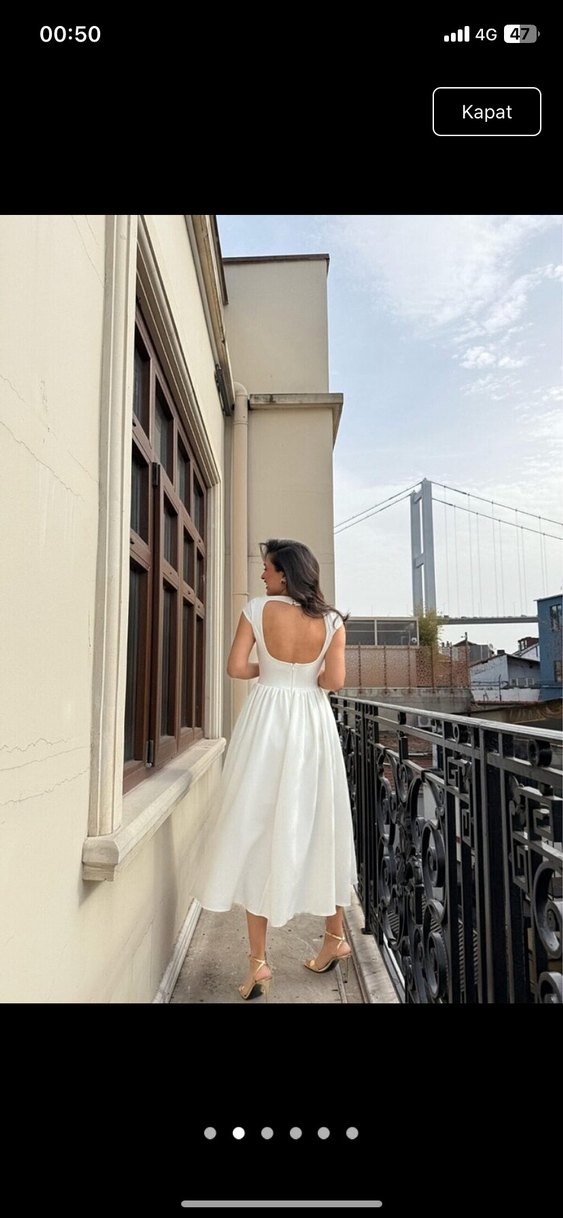 Beyaz elbise - Görsel 2