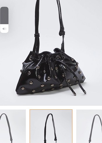 Yılan Desenli Siyah Deri Rock Punk Çanta - Görsel 4