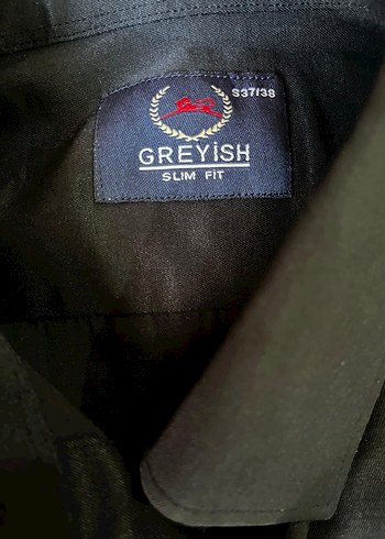 Gri Slim Fit Erkek Kısa Kollu Gömlek - Görsel 2