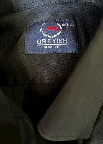 Gri Slim Fit Erkek Kısa Kollu Gömlek - Görsel 4