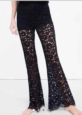 Siyah Dantel Detaylı Straplez Uzun Tulum - Görsel 2