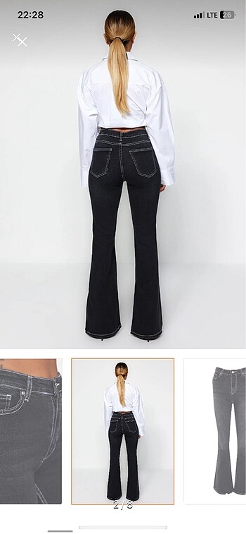 Trendyol & Milla Siyah jean