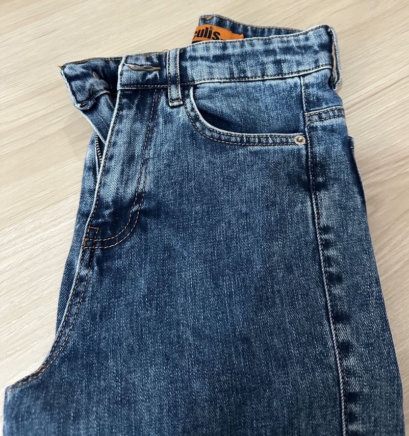 İSPANYOL PAÇA KARGO CEPLİ KADIN KOT PANTOLON - Görsel 4